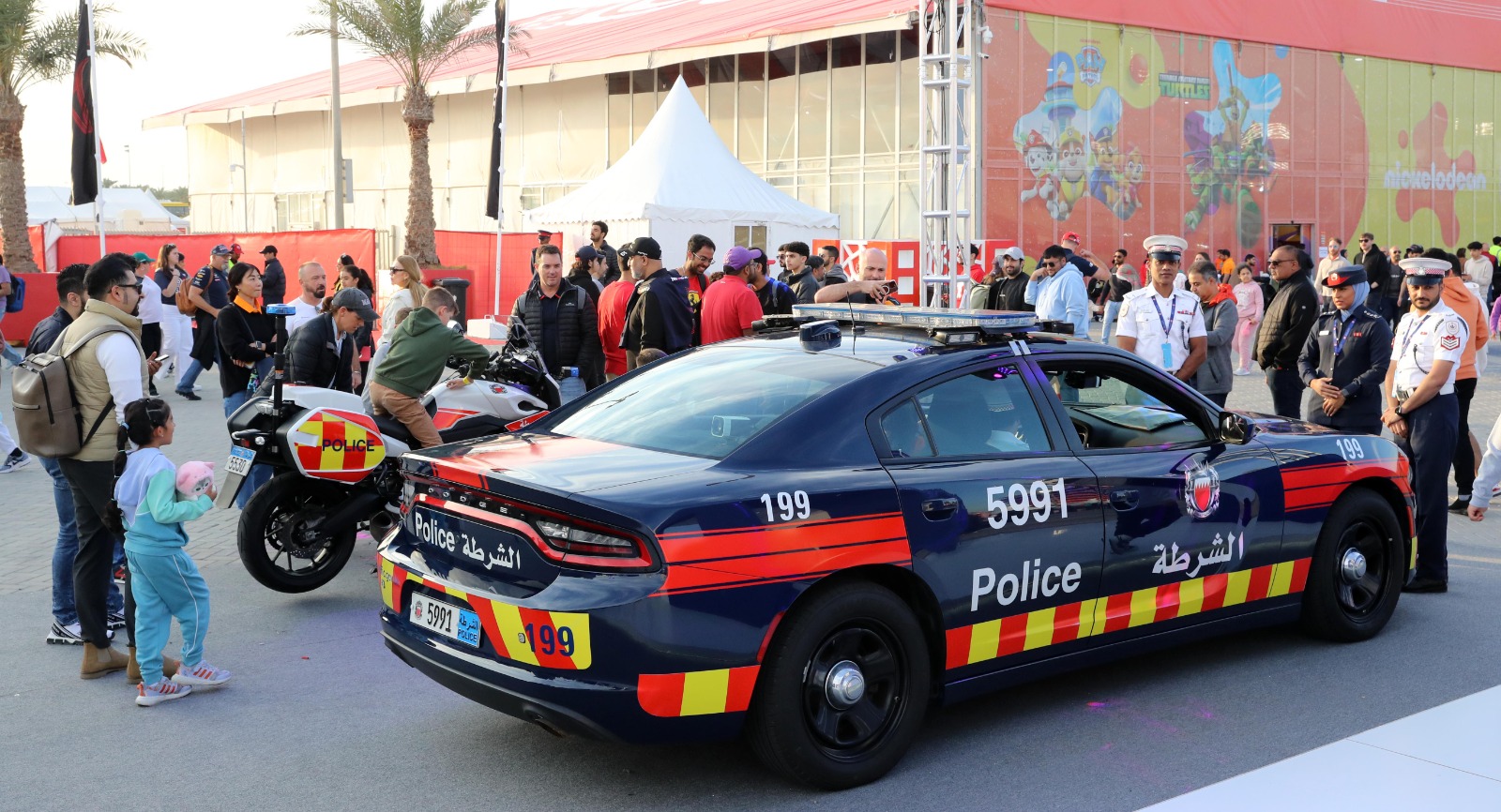 حظيت بإشادة وإقبال الجمهور ... وزارة الداخلية تشارك في الفعاليات المصاحبة لسباق الفورمولا1<